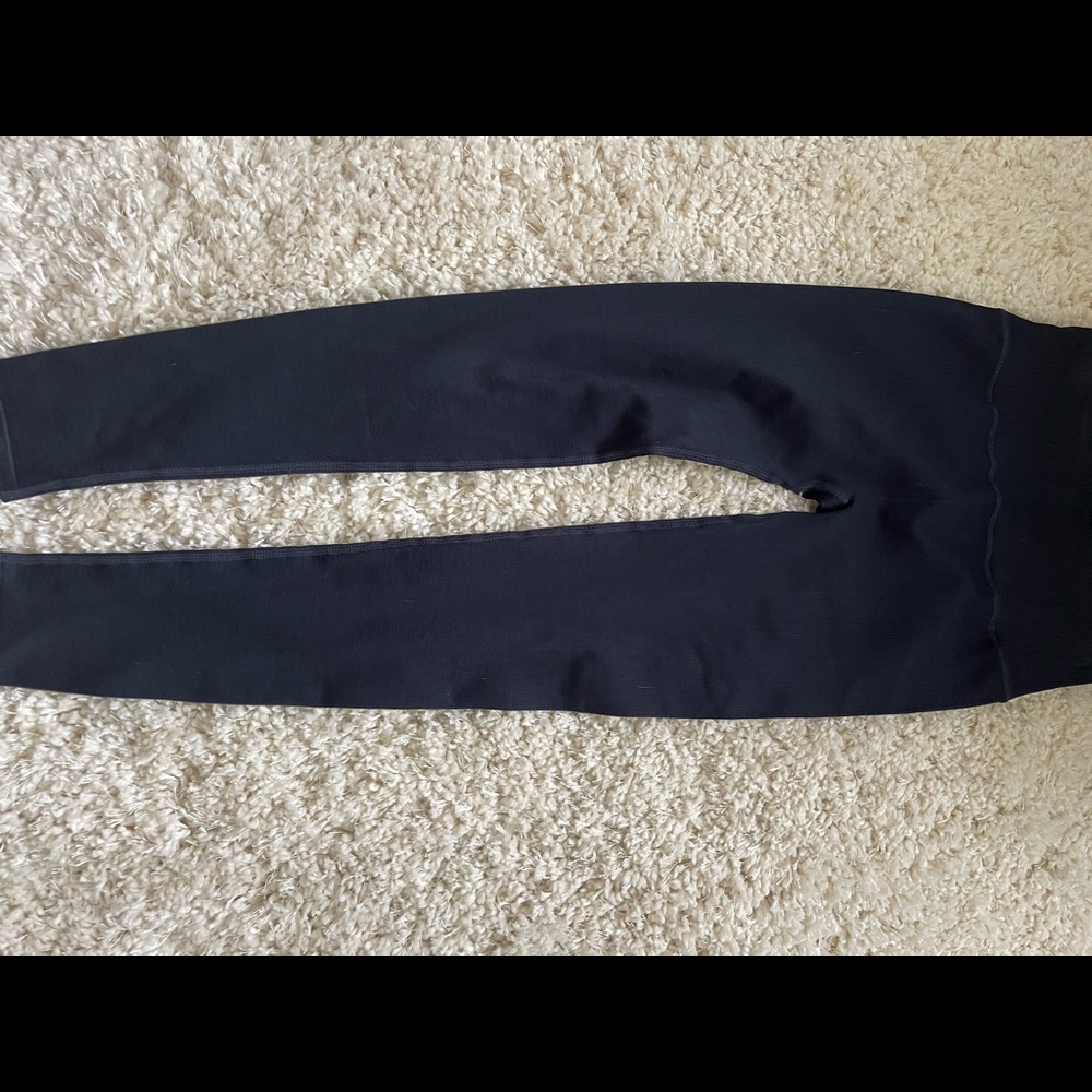 Fabletics Ribbed Navy Leggings